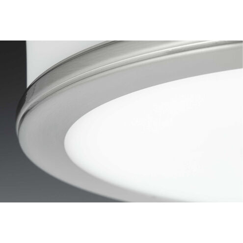 Bezel LED LED 13 inch Brushed Nickel Flush Mount Ceiling Light, Progress LED